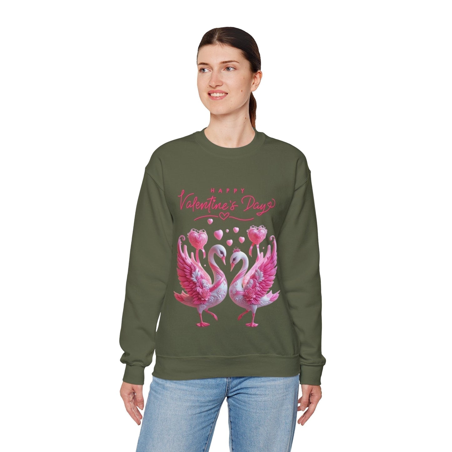 Happy Valentines Day Goose Sweatshirt – Cute Goose Lover Gift