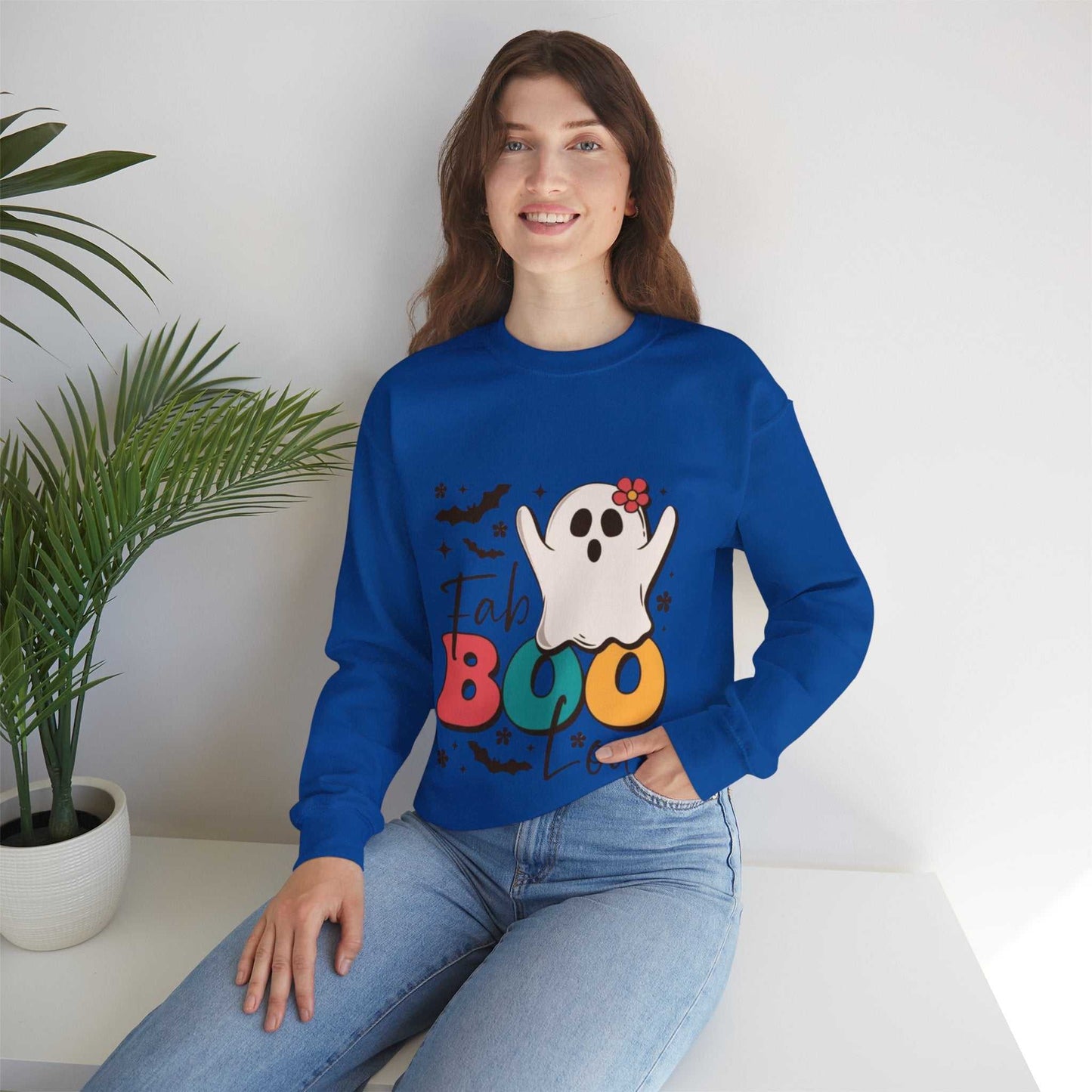 Fabulous Boo Sweatshirt, Halloween Party Gift