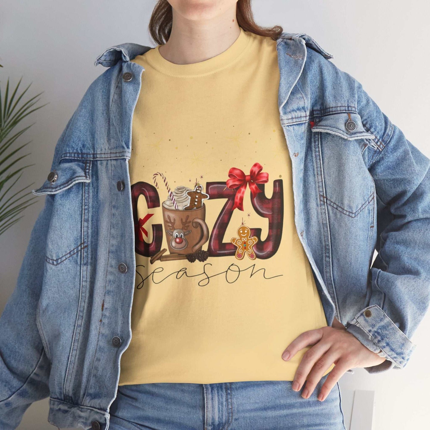 Cozy Coffee Christmas Shirt with cute design and festive cheer.