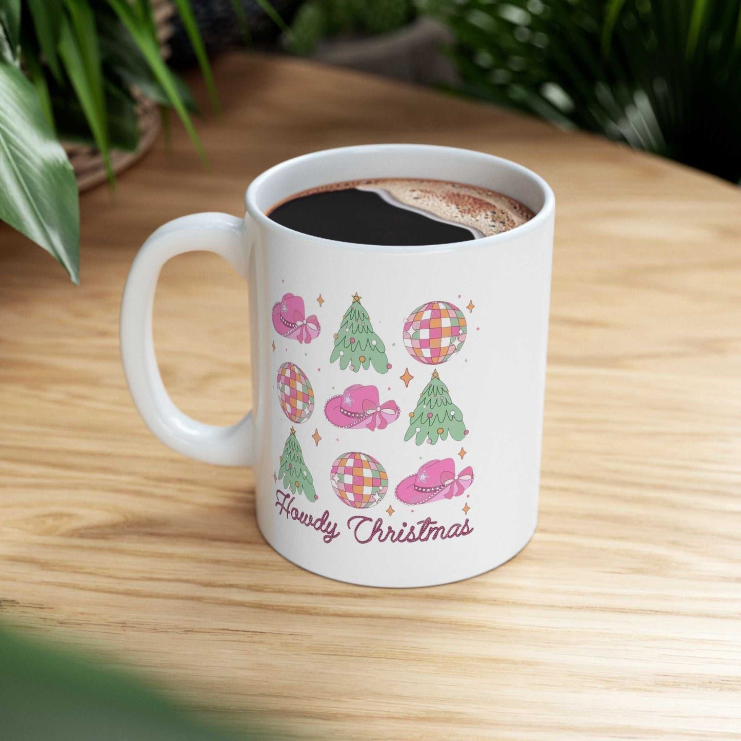 Howdy Christmas Mugs, Christmas Western Gift