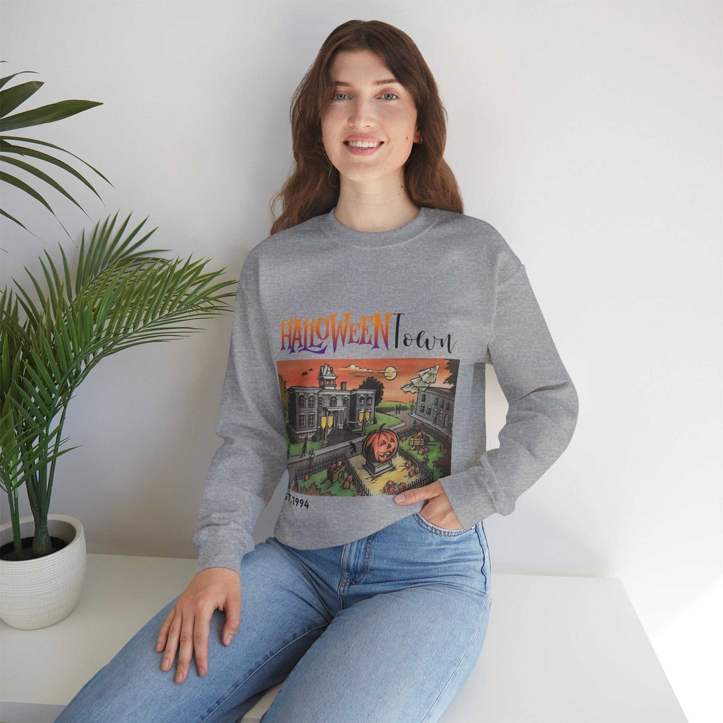 Halloweentown Est 1994 Sweatshirt, Spooky Season Retro Gift