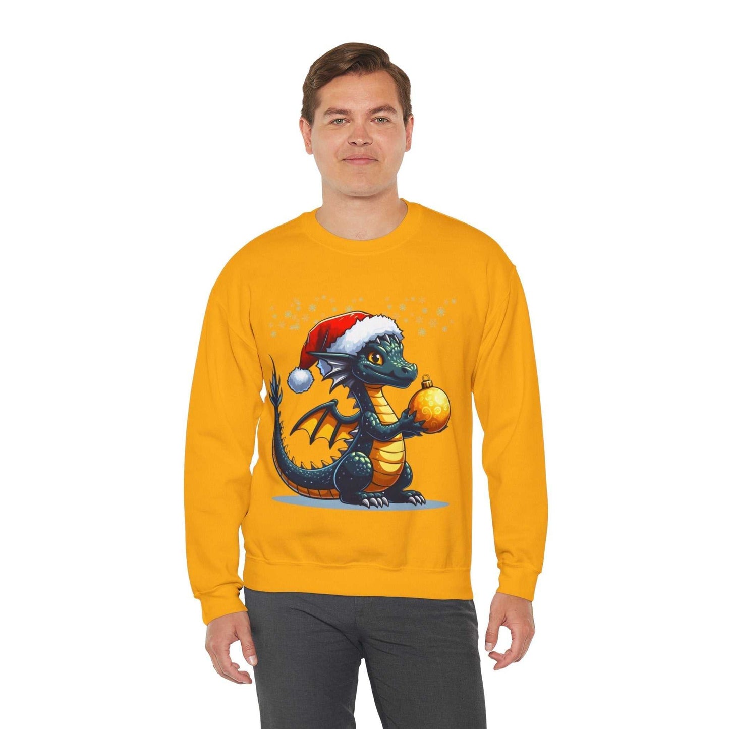 Dinosaur Christmas Sweatshirt, Funny Christmas Dinosaur Gift