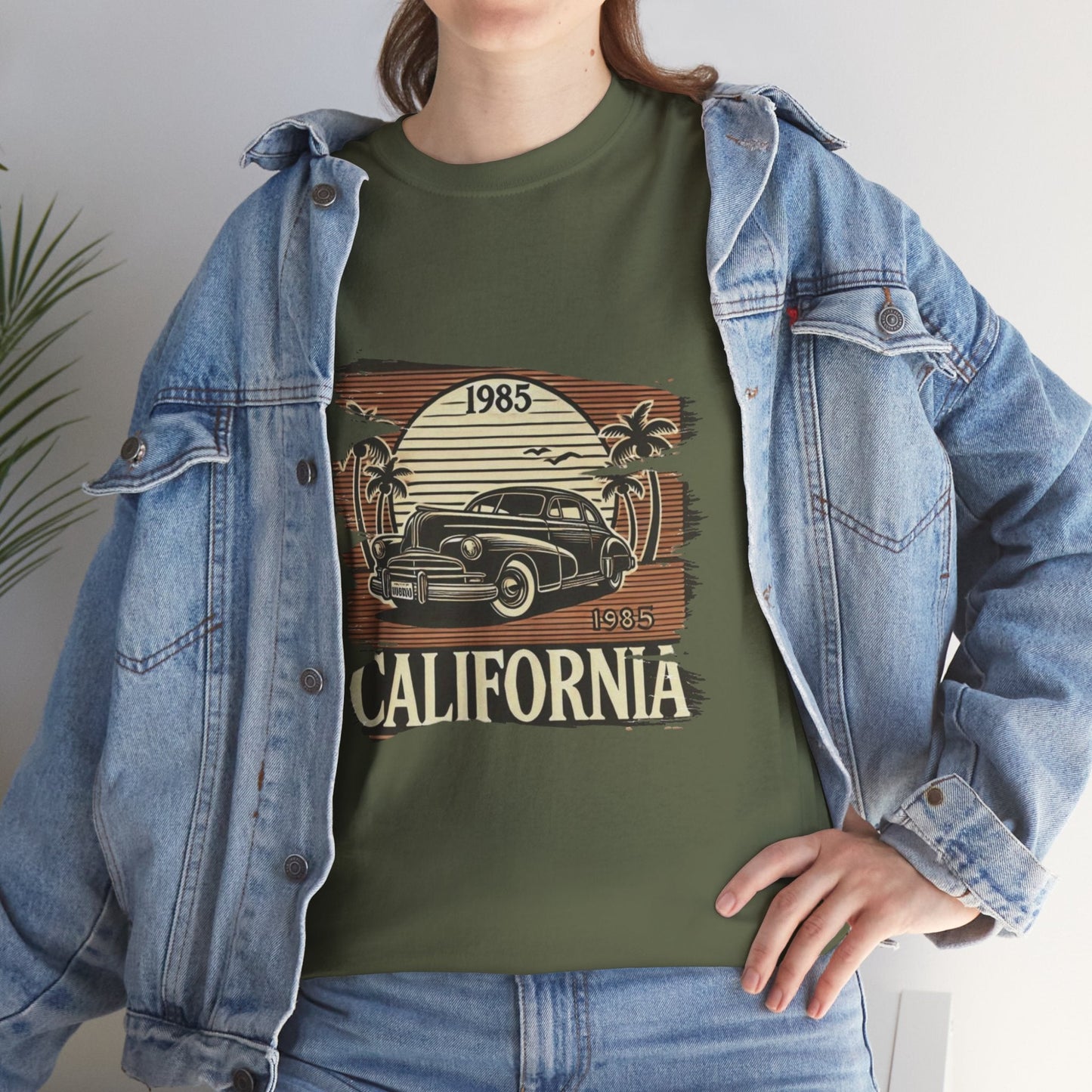 Vintage California 1985 T-Shirt, California 1985 Unisex Heavy Cotton Tee Gift