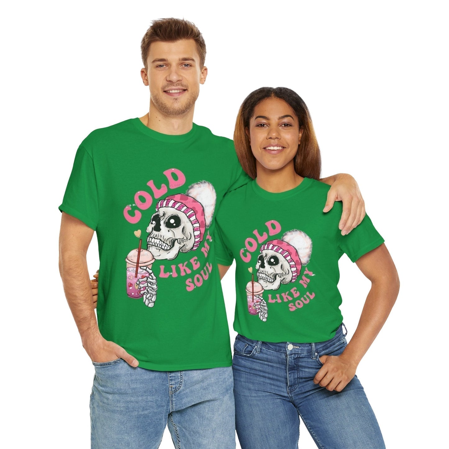 Cold Like My Soul T-Shirt, Skeleton Coffee Gift