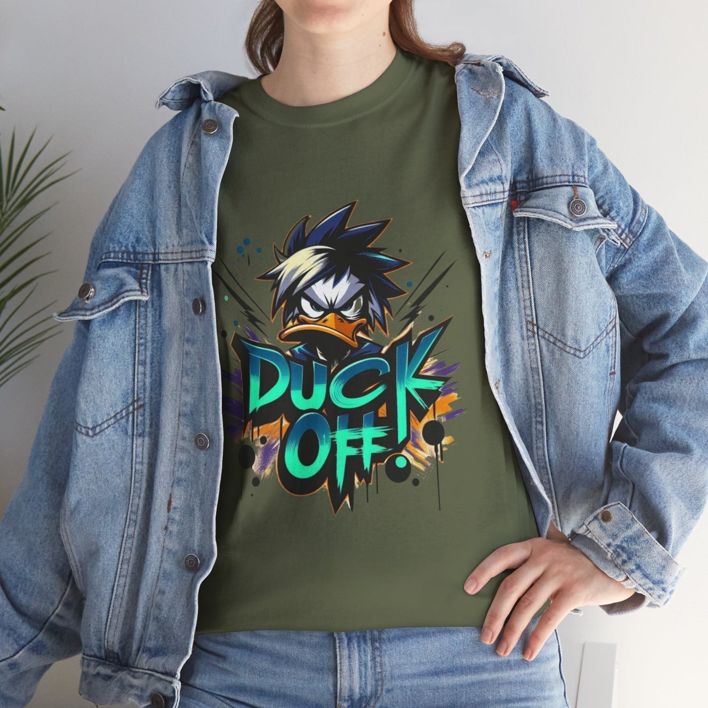 Graphic Tee - 'Duck Off' Design for Casual Wear - T-shirt Gift for all