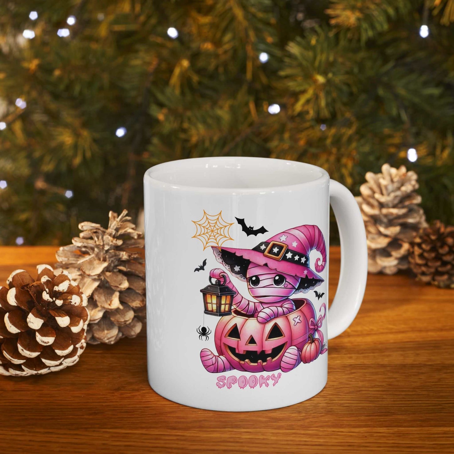 Funny Kids Halloween Mugs, Spooky Season Gift, Custom Ceramic Mug