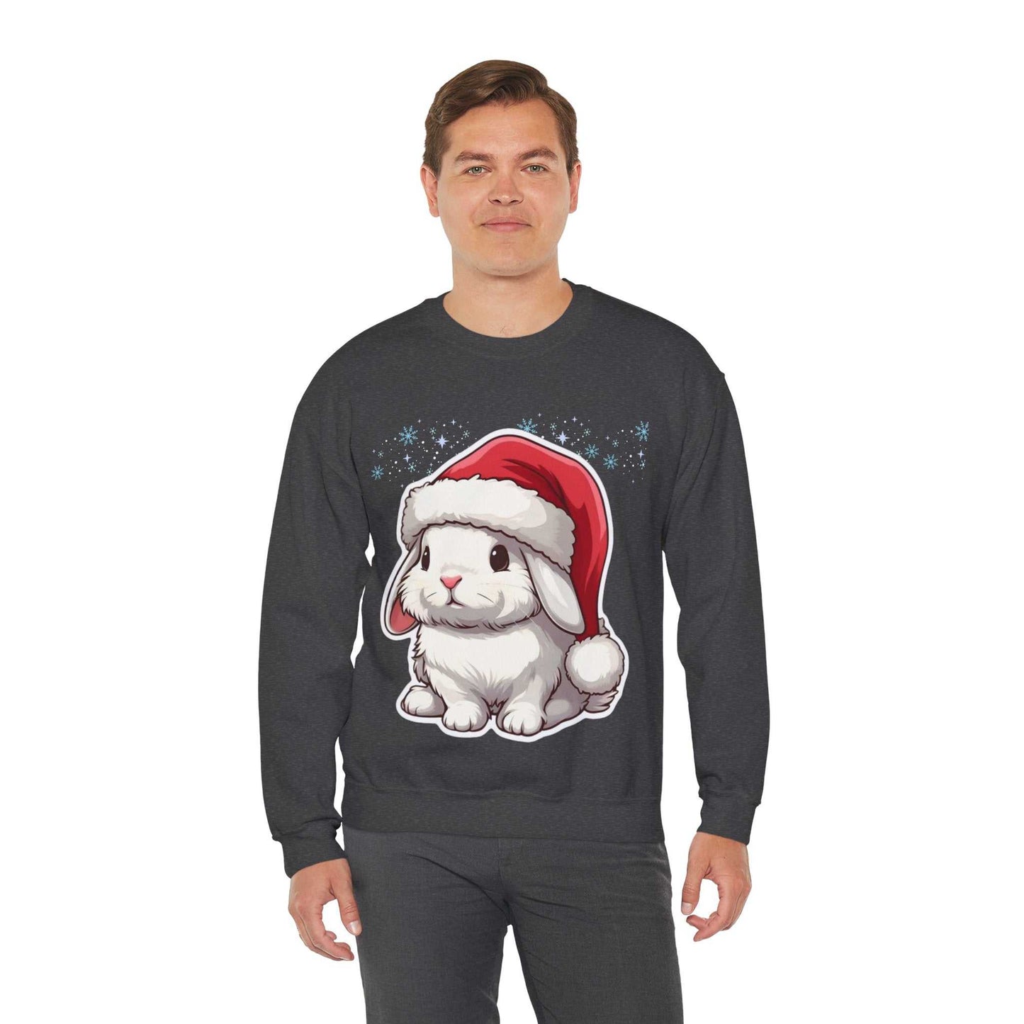Cute Rabbit Christmas Sweatshirt, Funny Rabbit Gift