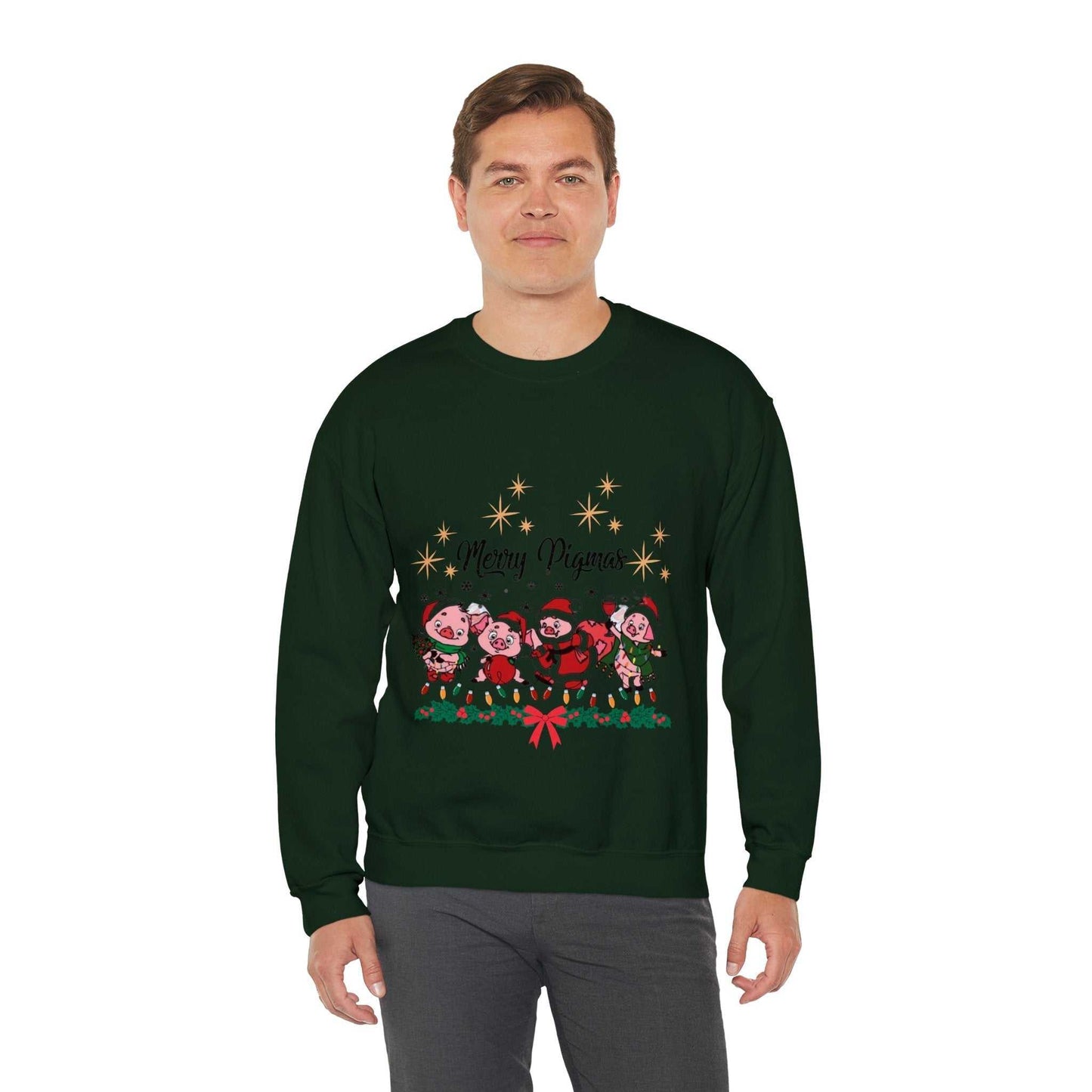 Merry Pigmas Sweatshirt, Funny Farmer Christmas Gift