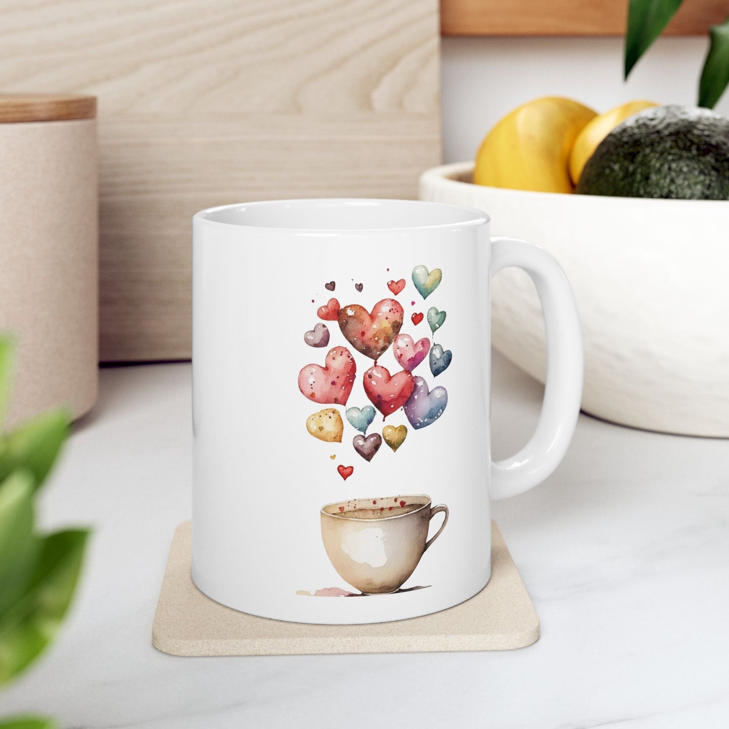 Coffee Is My Valentine Mugs, Cup Coffee Hearts Lover Gift