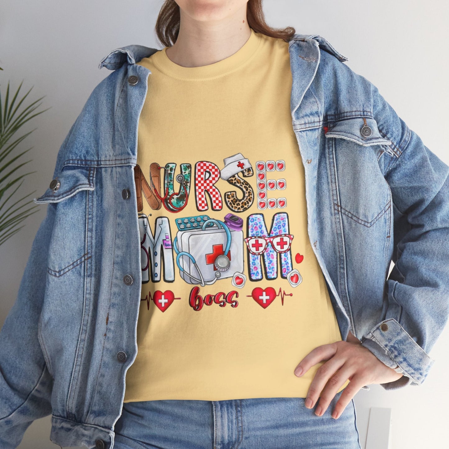 Nurse Mom Boss Shirt, Gift For Nurse Mom