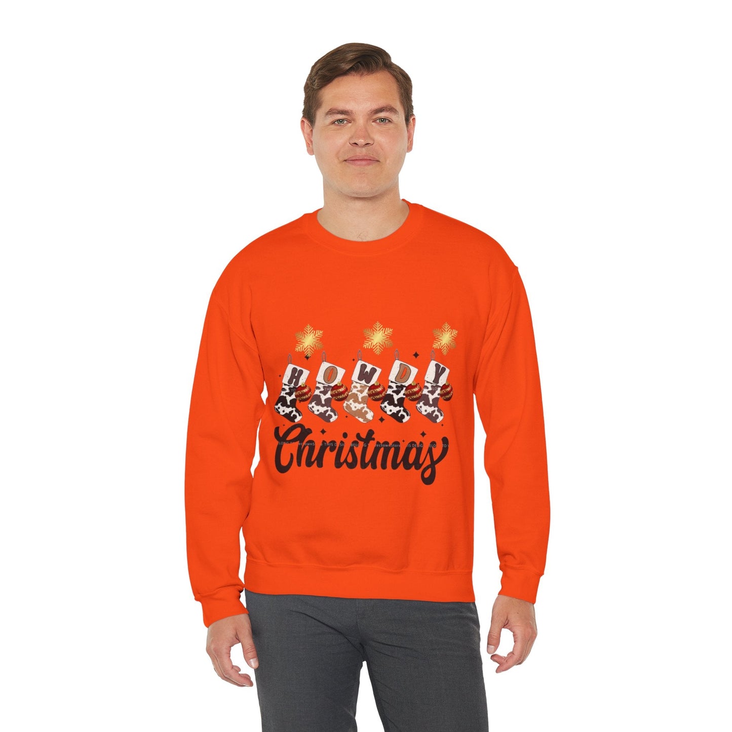 Howdy Christmas Sweatshirt, Cowboy Christmas Gift