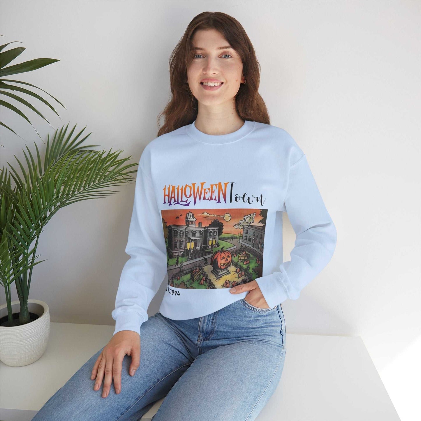 Halloweentown Est 1994 Sweatshirt, Spooky Season Retro Gift