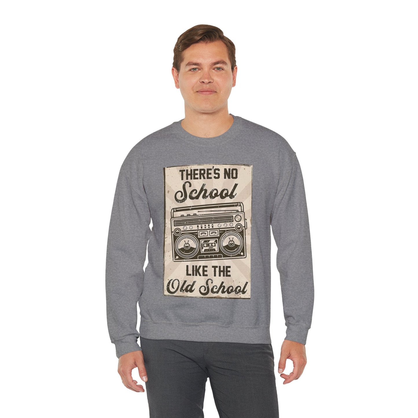 Retro Crewneck Sweatshirt 'There's No School Like the Old School'
