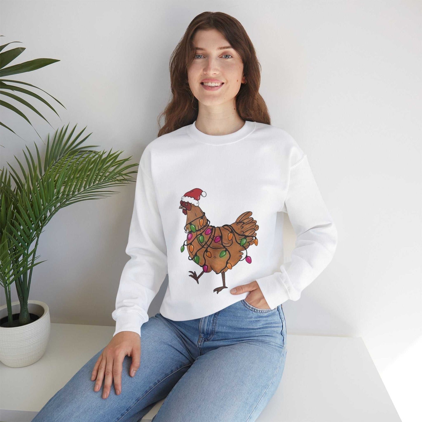 Funny Christmas Chicken Mug, Christmas Gift for Farmer