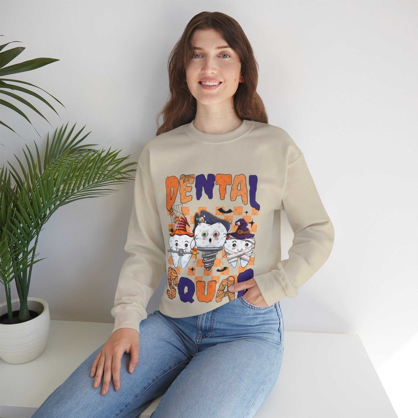 Dental Squad Sweatshirt, Gift for Dental Office, Dentist Crew Crewneck