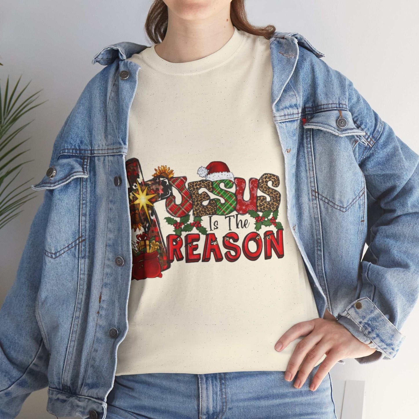 Jesus Is The Reason Shirt, Religious Christmas Gift