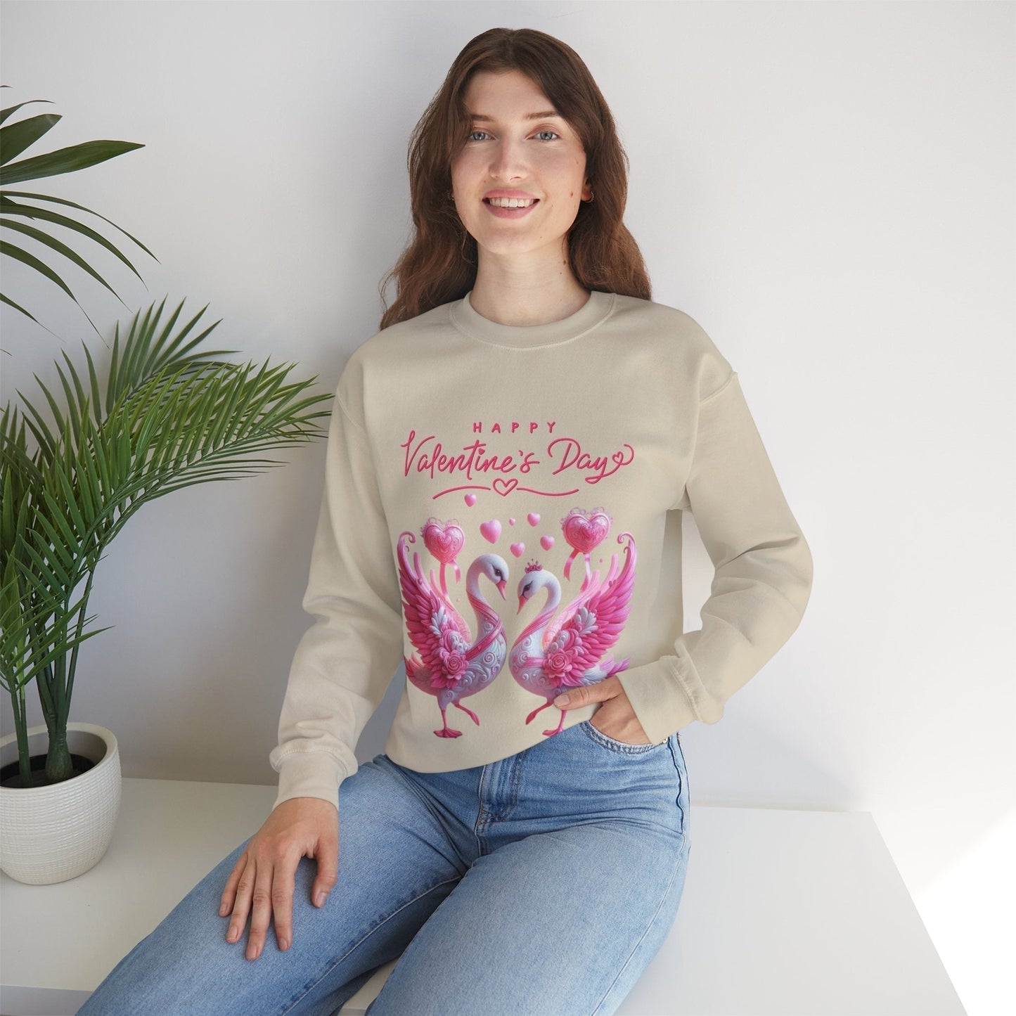Happy Valentines Day Goose Sweatshirt – Cute Goose Lover Gift