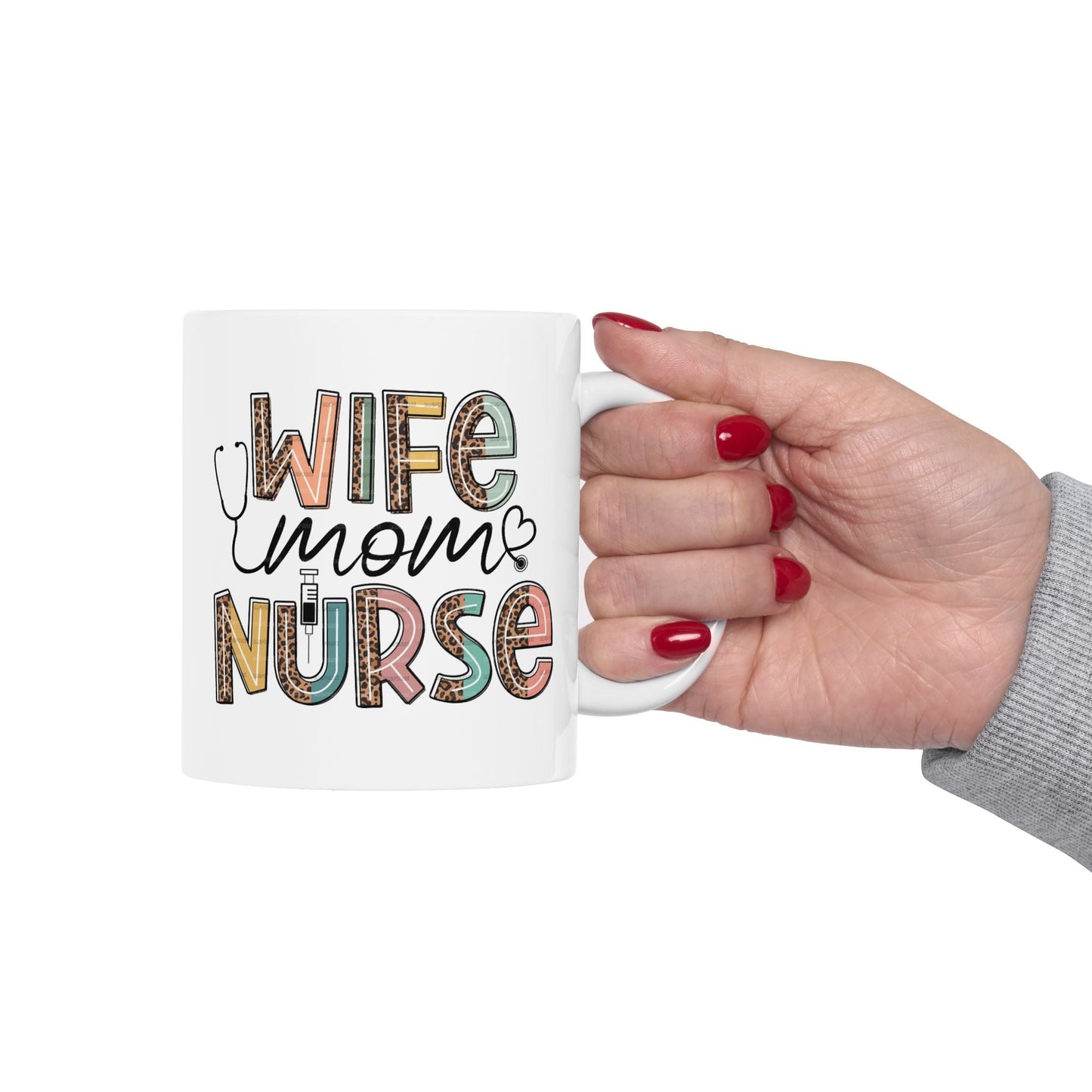 We Love Our Nurse Ceramic Mug - Perfect Gift for Healthcare Heroes