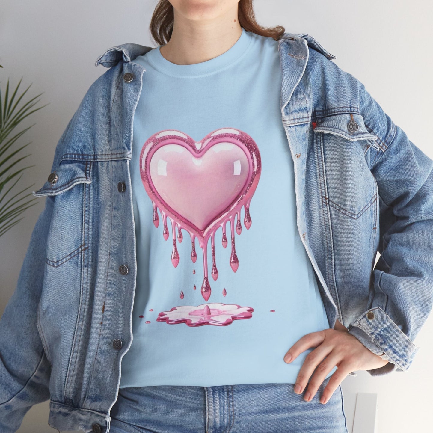 Drippy Heart Valentines Day T-shirt, My Heart Valentines Day Gift