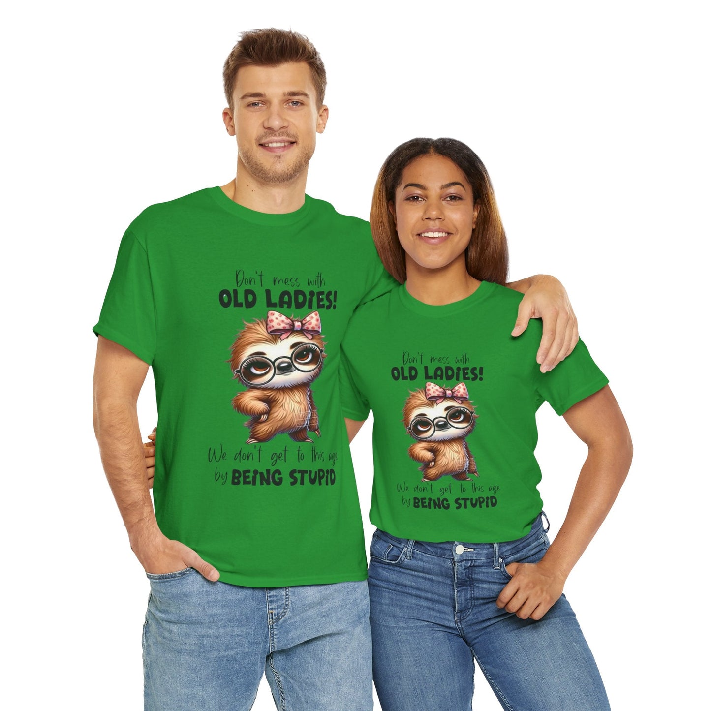 Dont Mess with Old Ladies t-shirt - Funny Gift for Moms & Grandmas