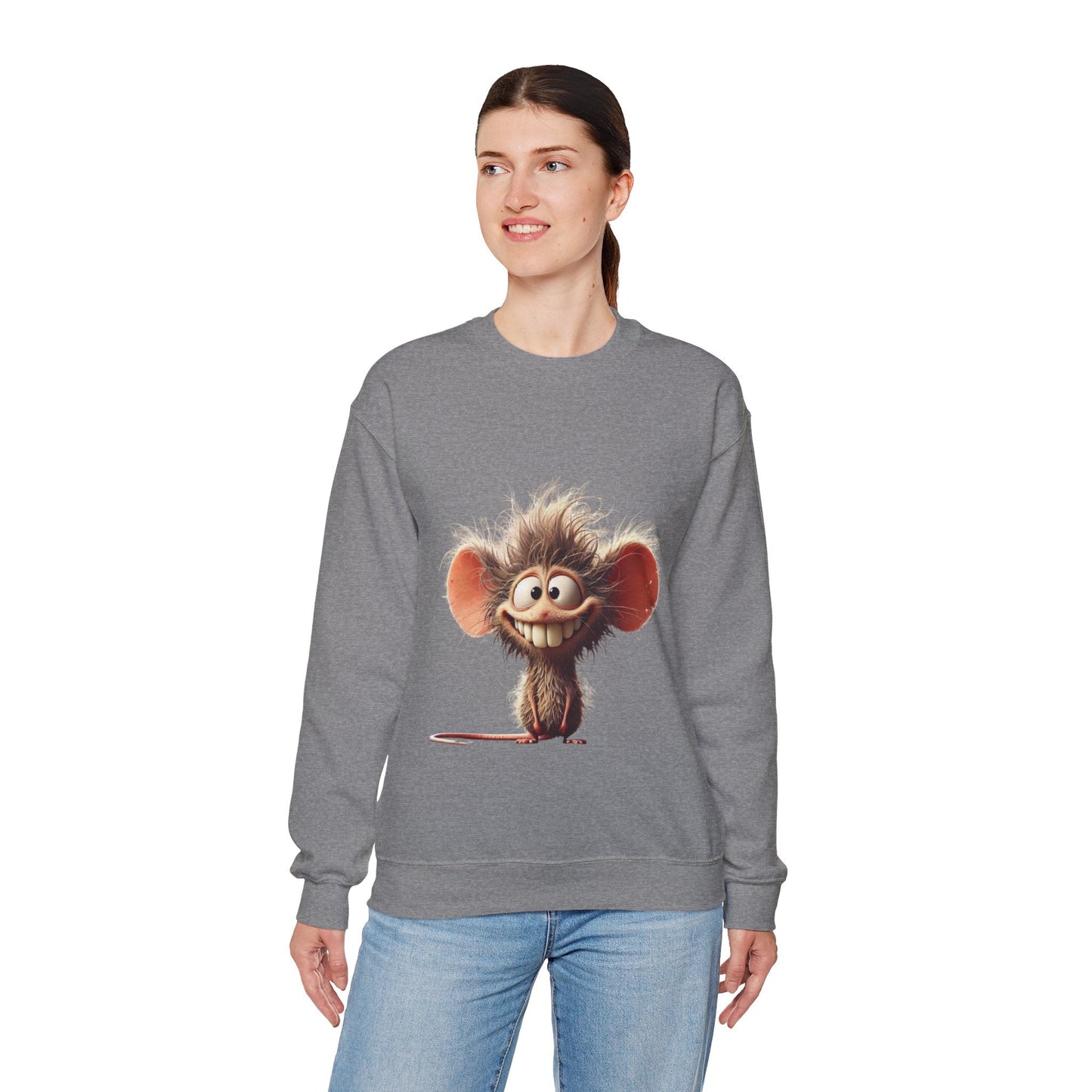 Funny Cartoon Character Unisex Crewneck Sweatshirt