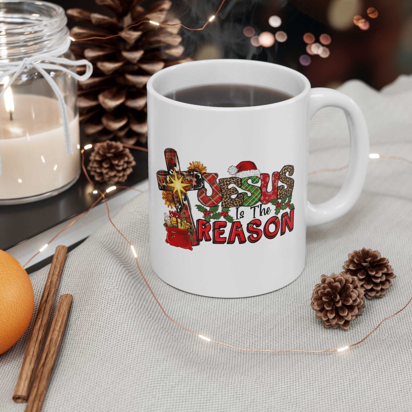 Is It Christmas Jesus Is The Reason Mug – Religious Christmas Gift