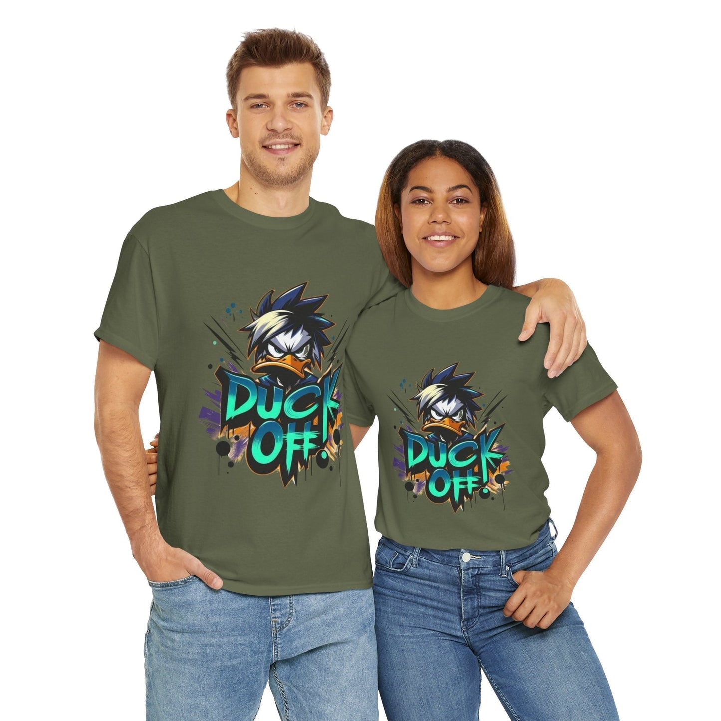 Graphic Tee - 'Duck Off' Design for Casual Wear - T-shirt Gift for all