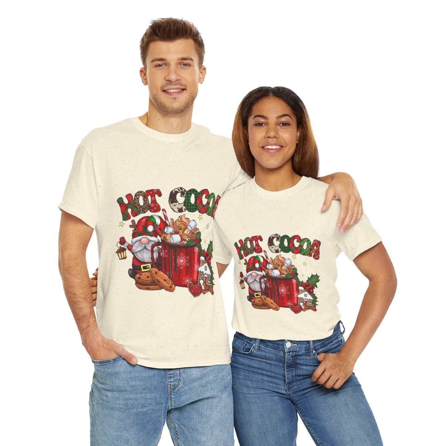 Hot Cocoa Christmas Movies Shirt, Gnome Christmas Gift
