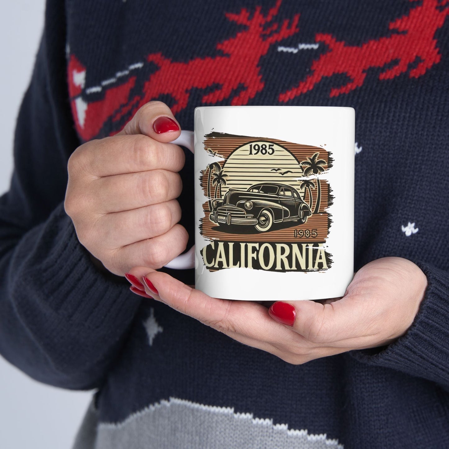 Vintage California Sunset Mug, Perfect Gift for Coffee Lovers