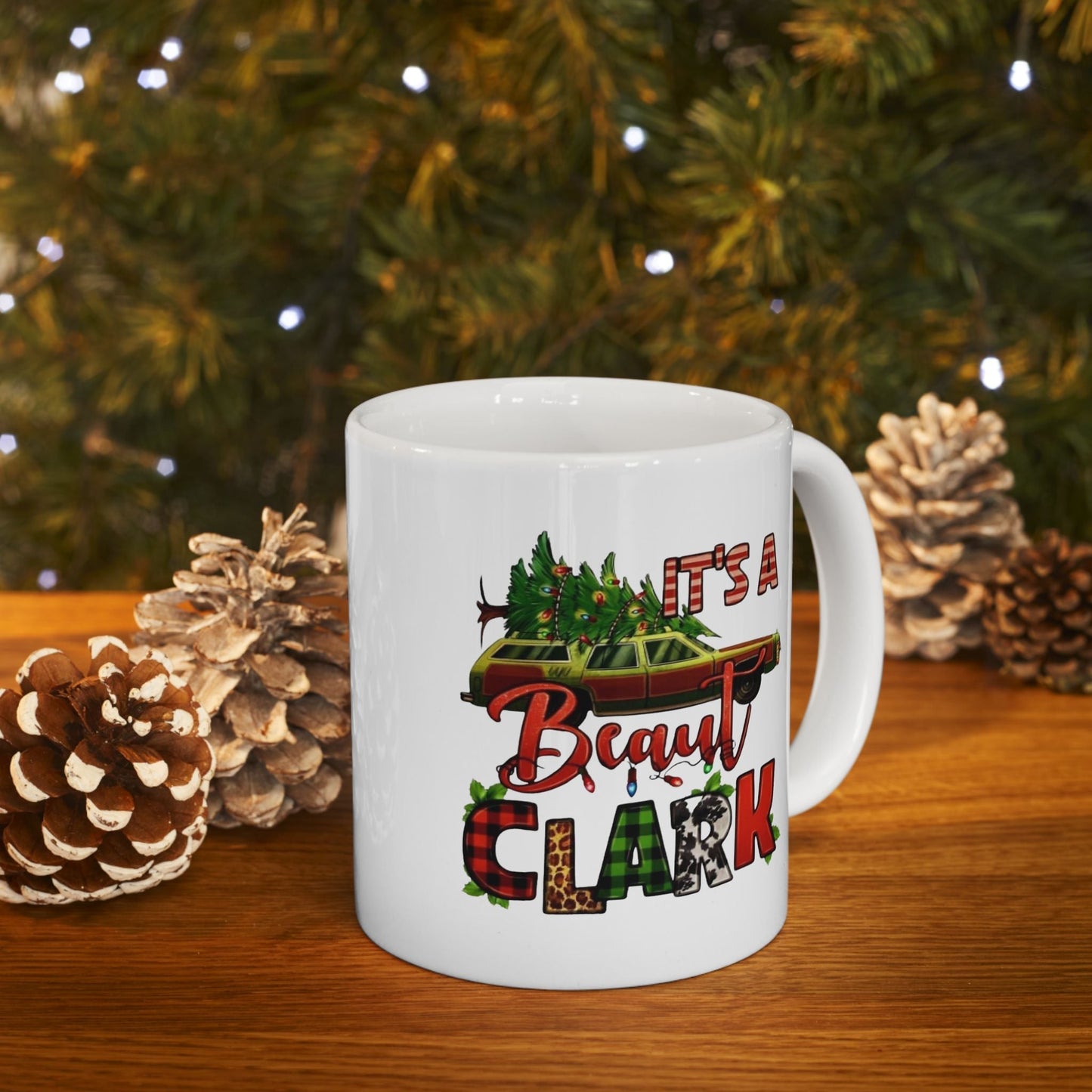 Its A Beaut Clark Christmas Mugs, Funny Holiday Gift