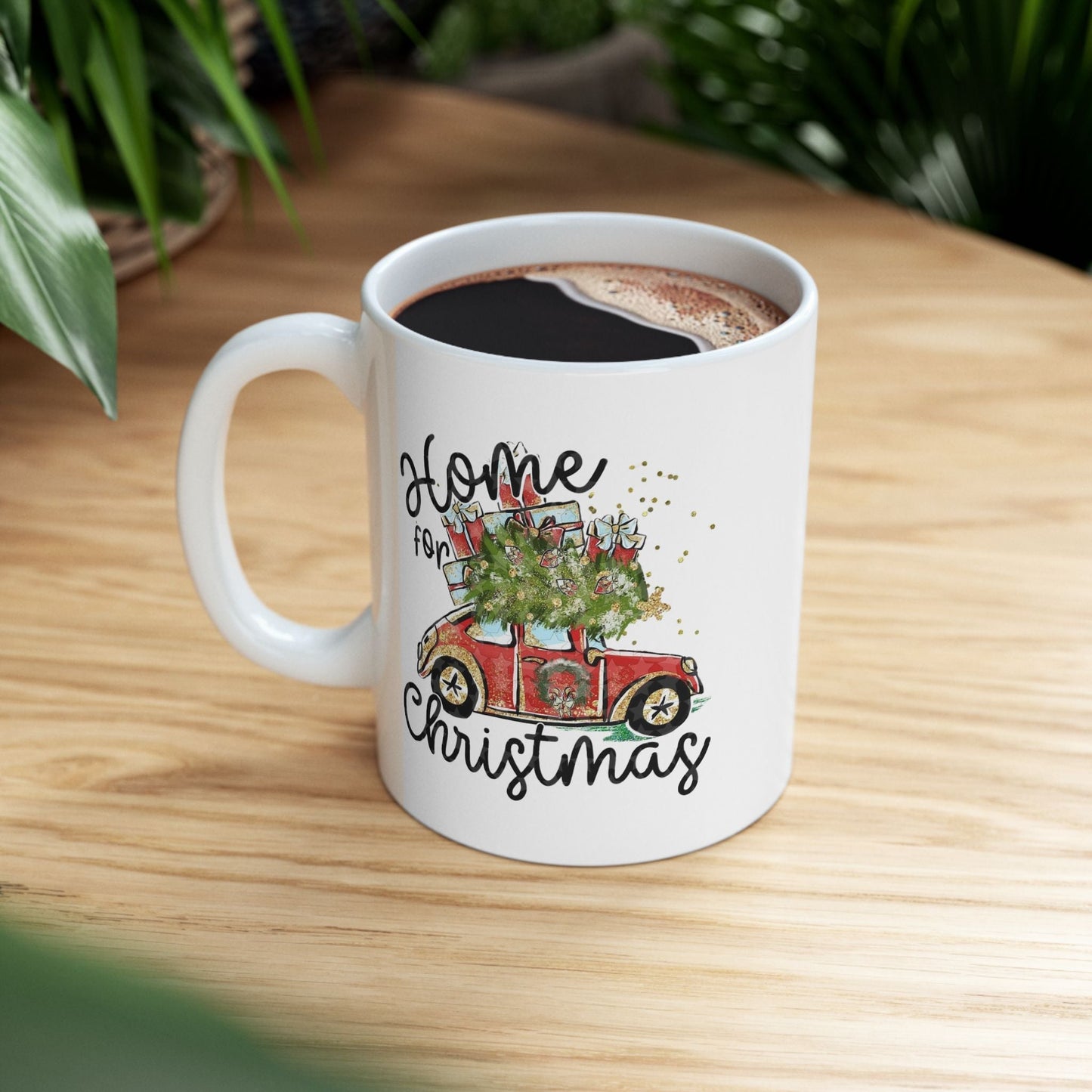 Home for Christmas Mugs, Christmas Holiday Gift for Home