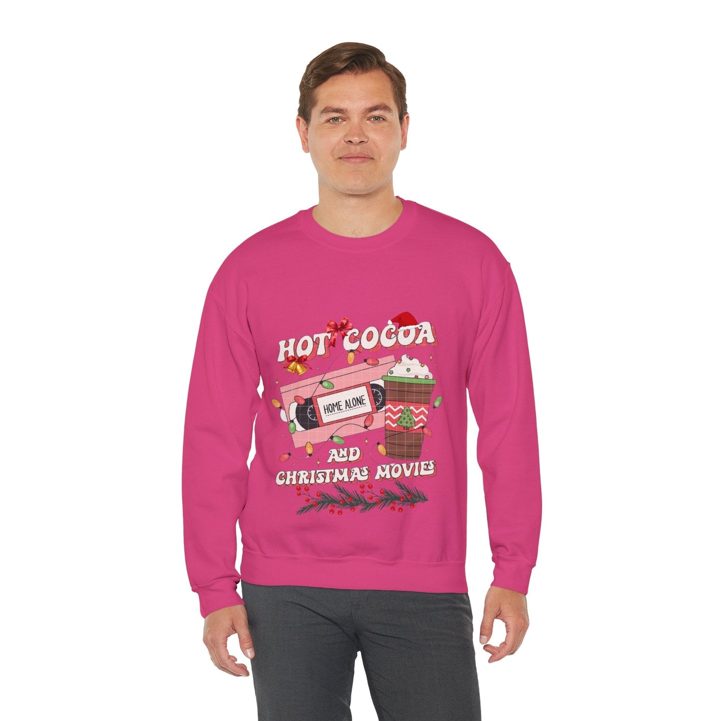 Hot Cocoa And Christmas Movies Sweatshirt, Christmas Latte Tee