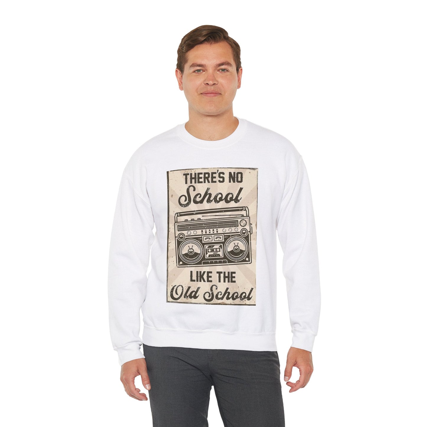 Retro Crewneck Sweatshirt 'There's No School Like the Old School'