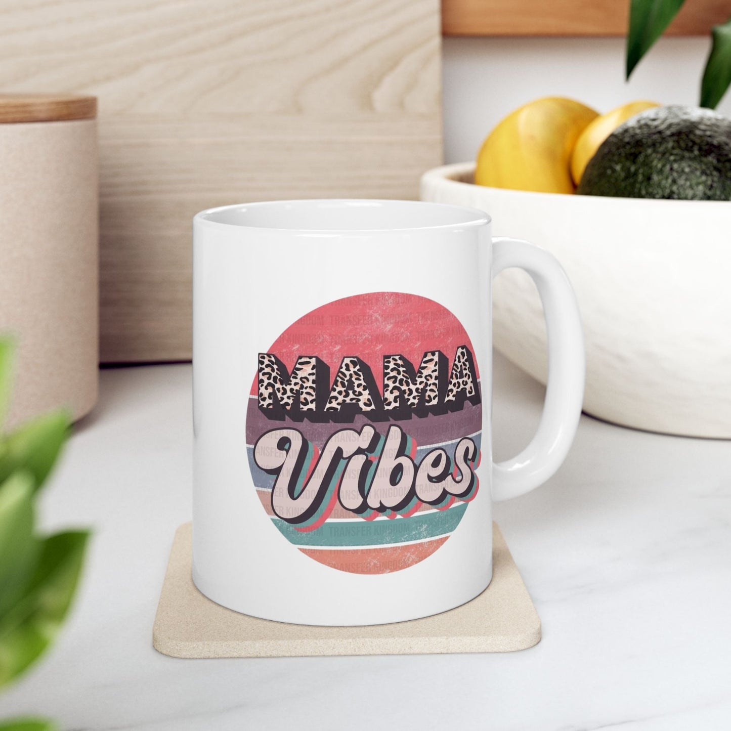 Boho Chic Ceramic Mug - Stylish Coffee Cup for Home & Office, Gift for Her