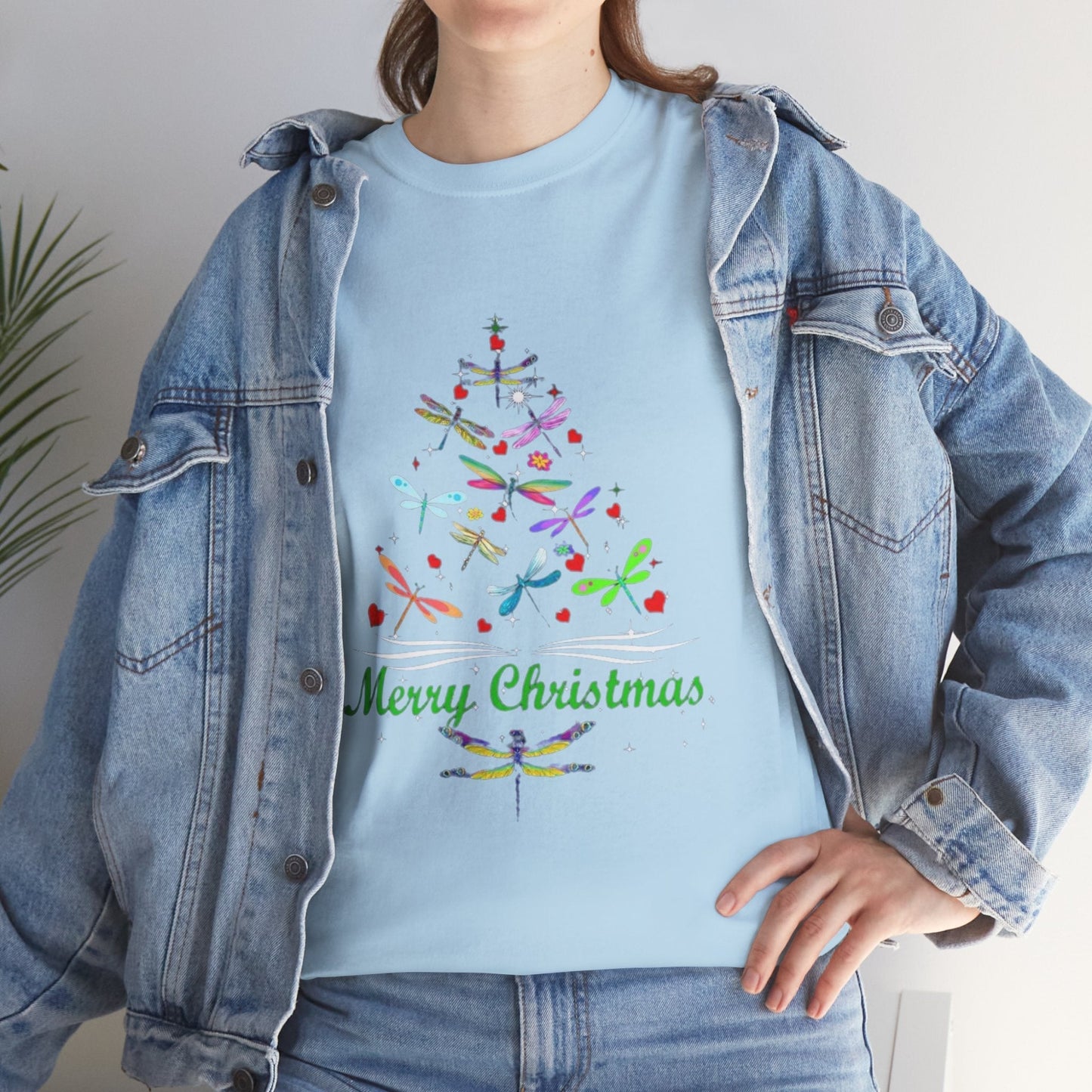 Christmas Dragonfly Shirt, Dragonfly Gift