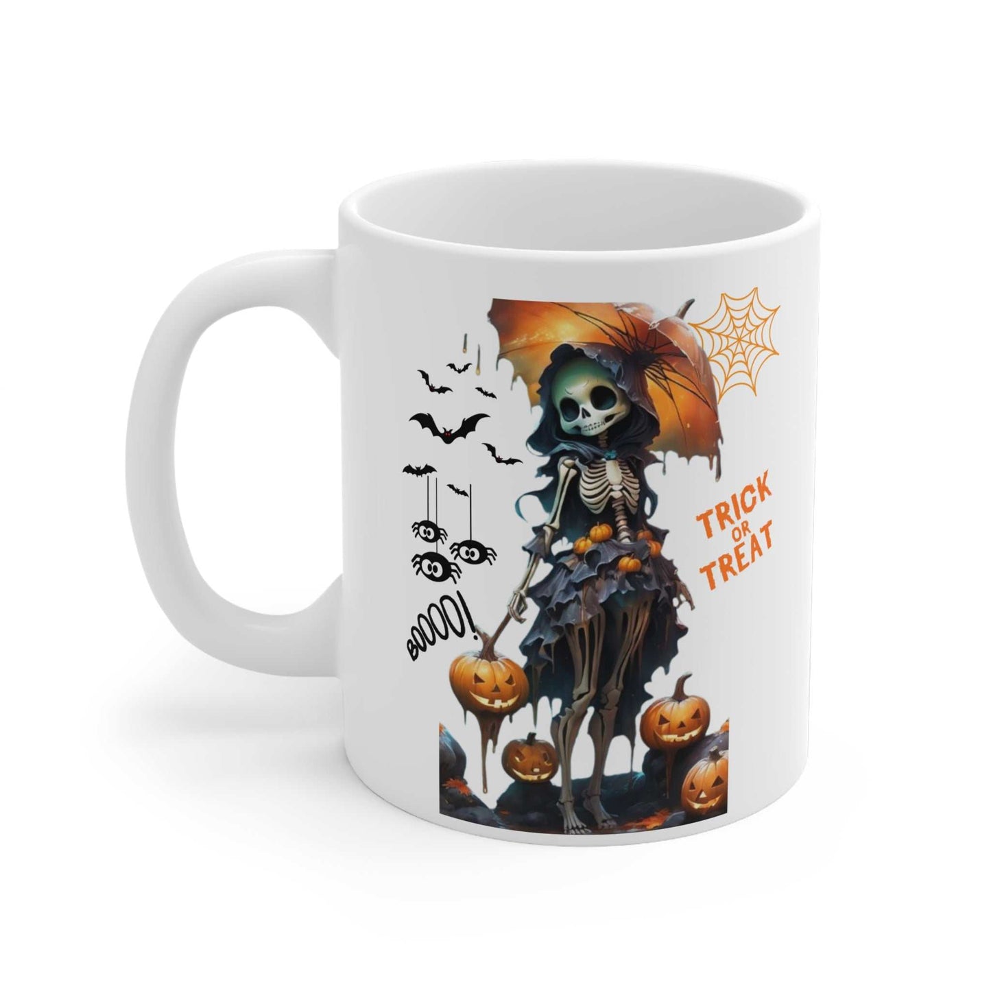 Girl Skeleton Mug for Halloween, Baby Girl Halloween Tee Gift