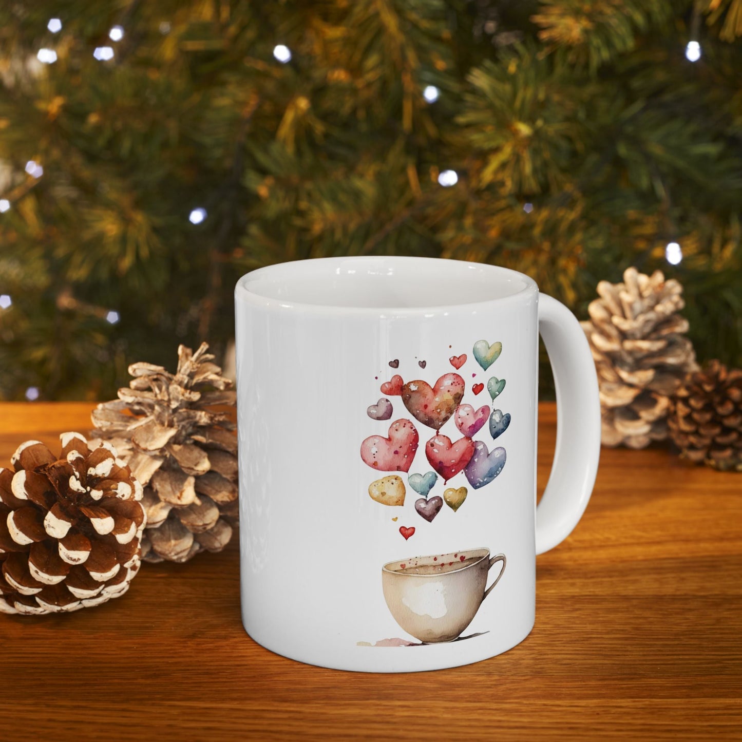 Coffee Is My Valentine Mugs, Cup Coffee Hearts Lover Gift
