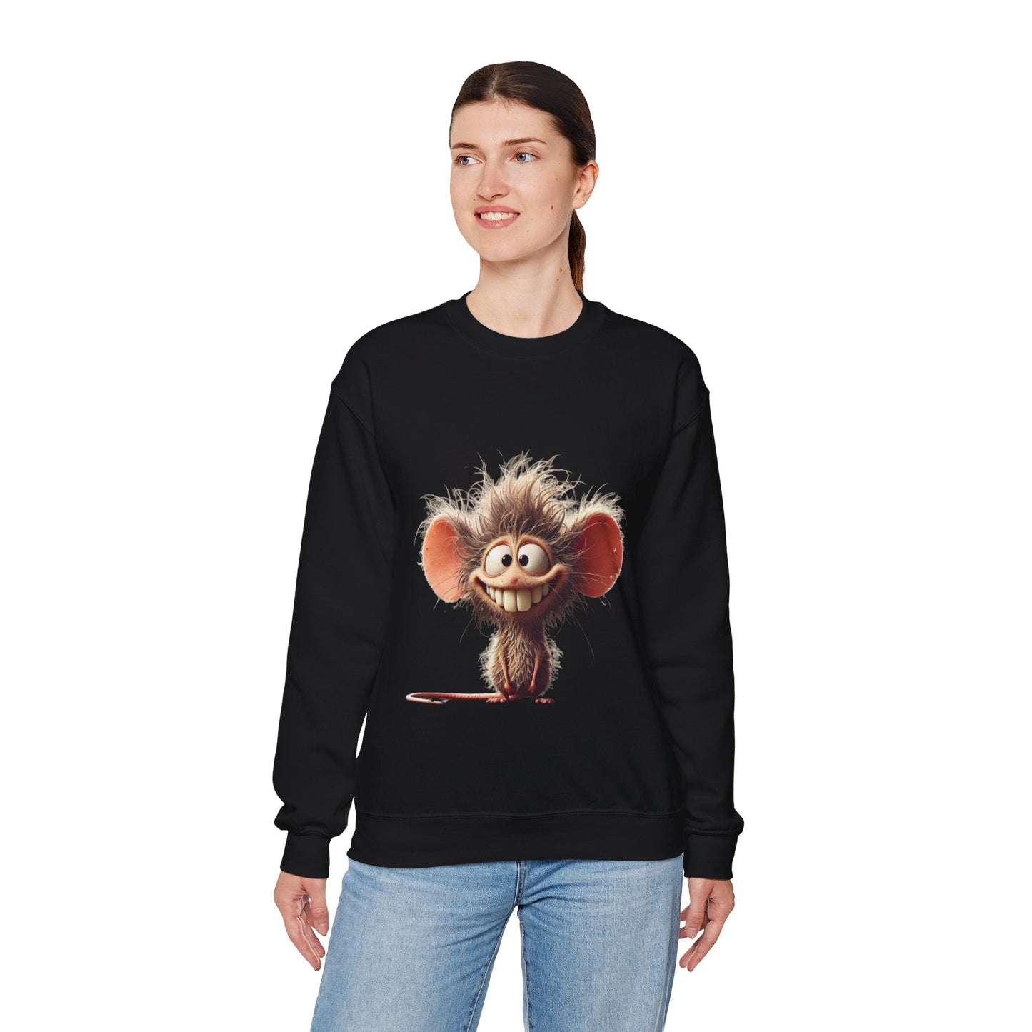 Funny Cartoon Character Unisex Crewneck Sweatshirt