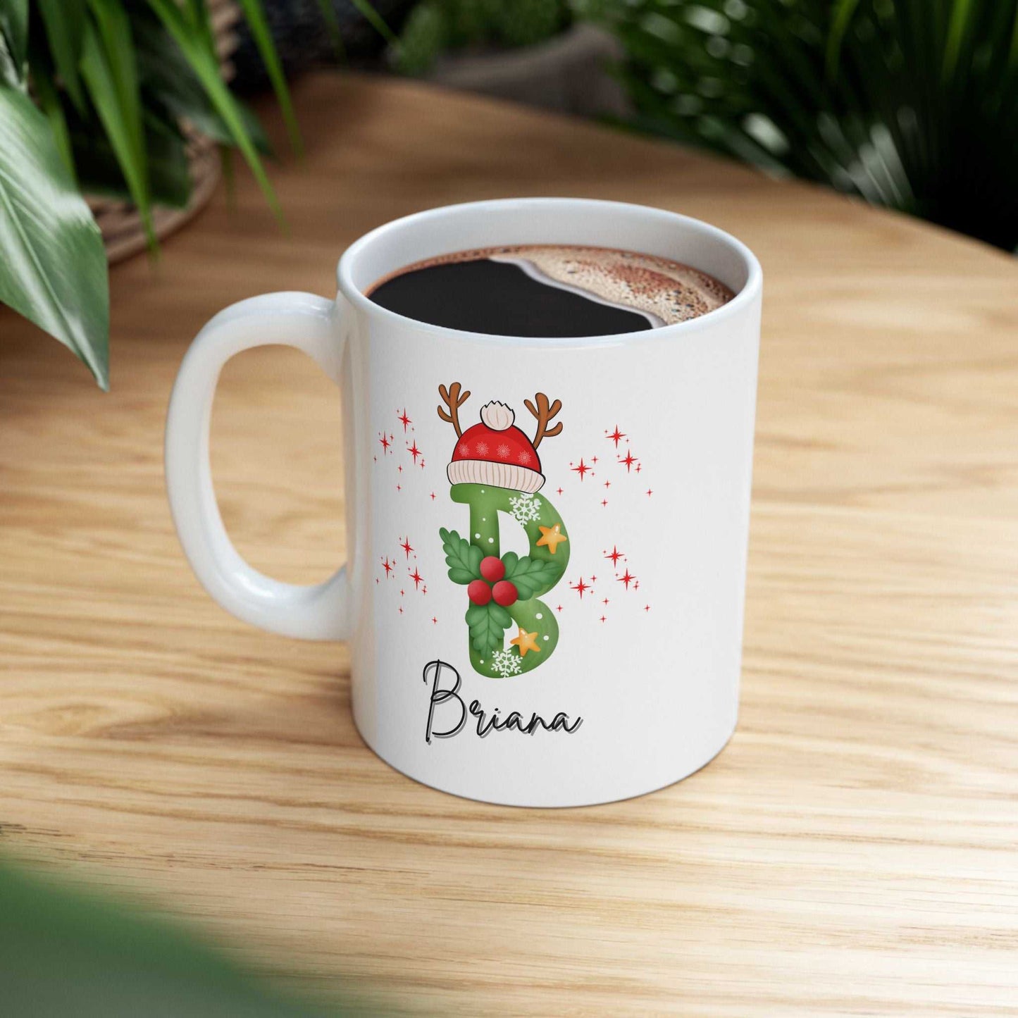 Family Christmas Name Mug, Christmas Mugs With Name Gift