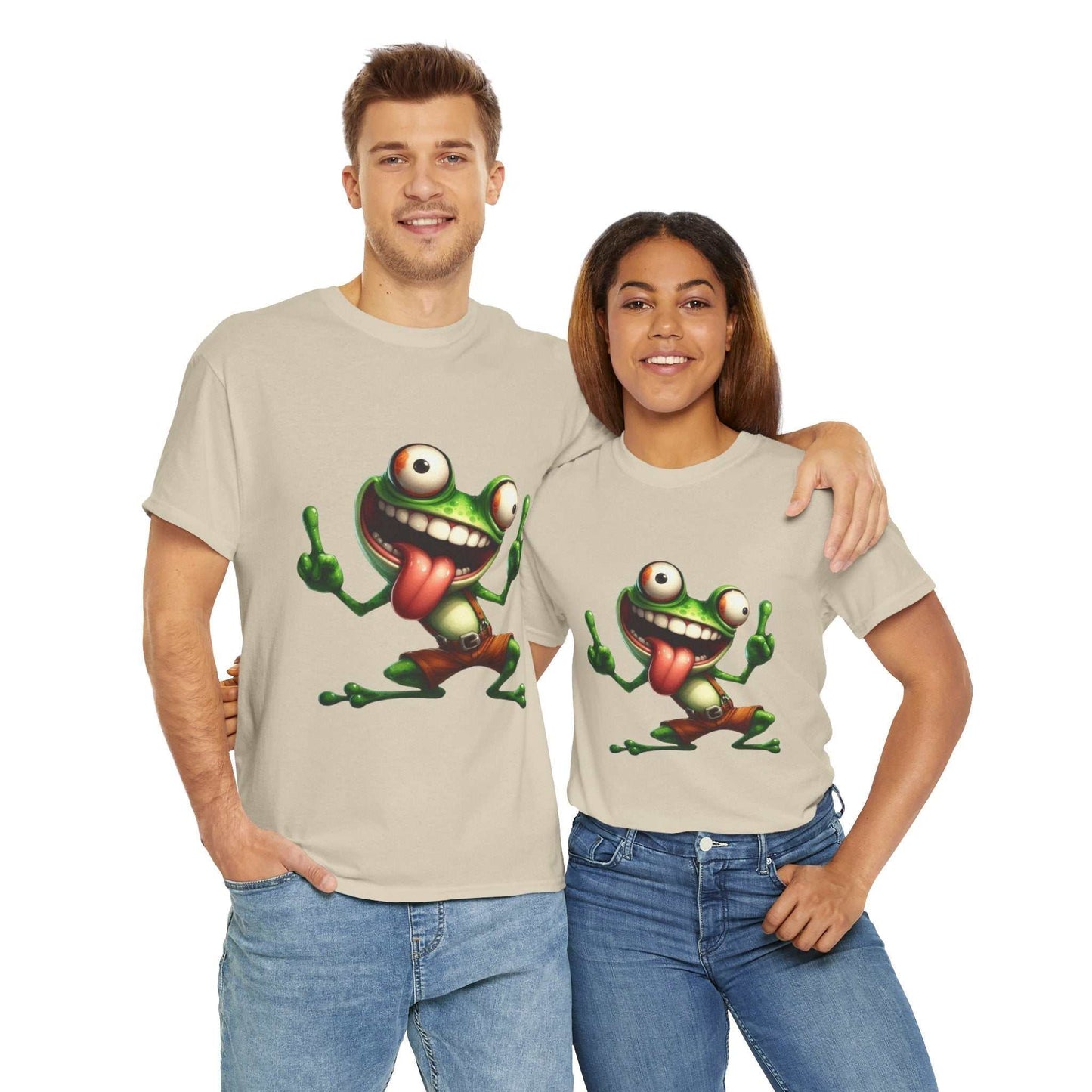 Funny Frog Graphic Tee, Quirky Unisex Shirt, Gift for Frog Lovers
