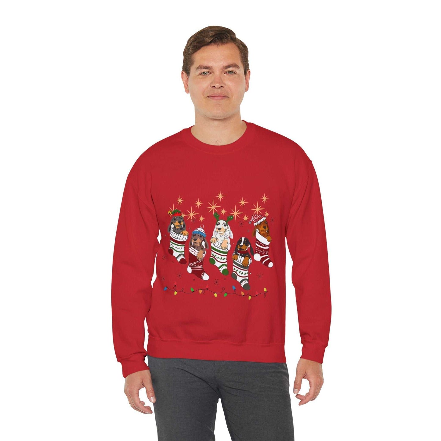 Funny Christmas Dogs Sweatshirt, Christmas Dog Gift