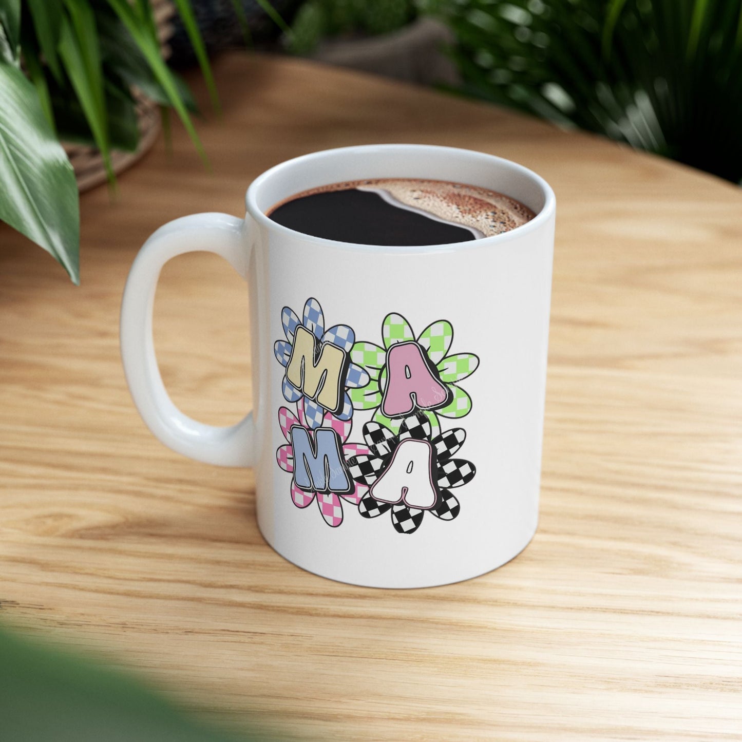Colorful Flower Mug for Mama – Ceramic Gift She’ll Love