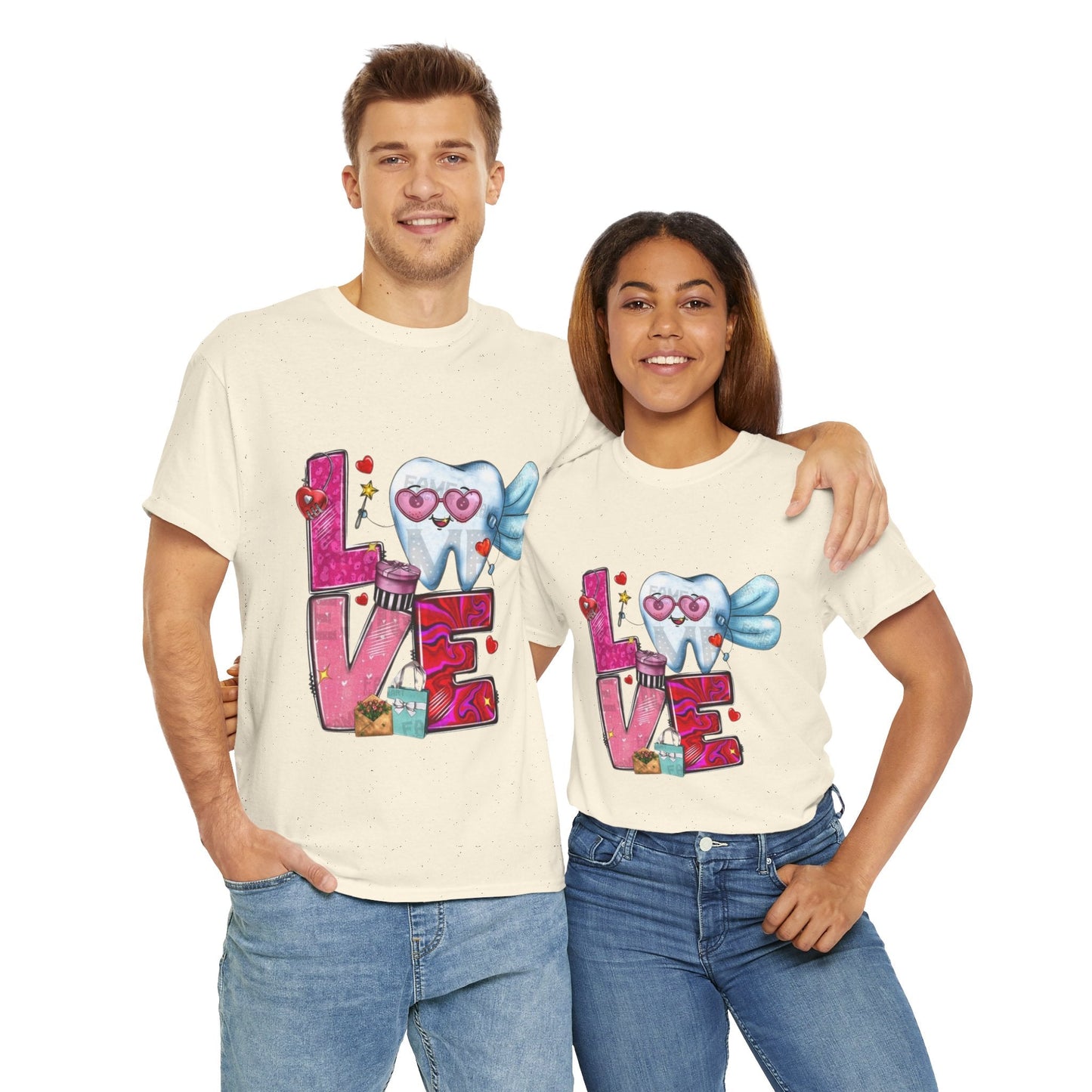 Love Dental Valentine T-Shirt, Dental Hygienist Gift