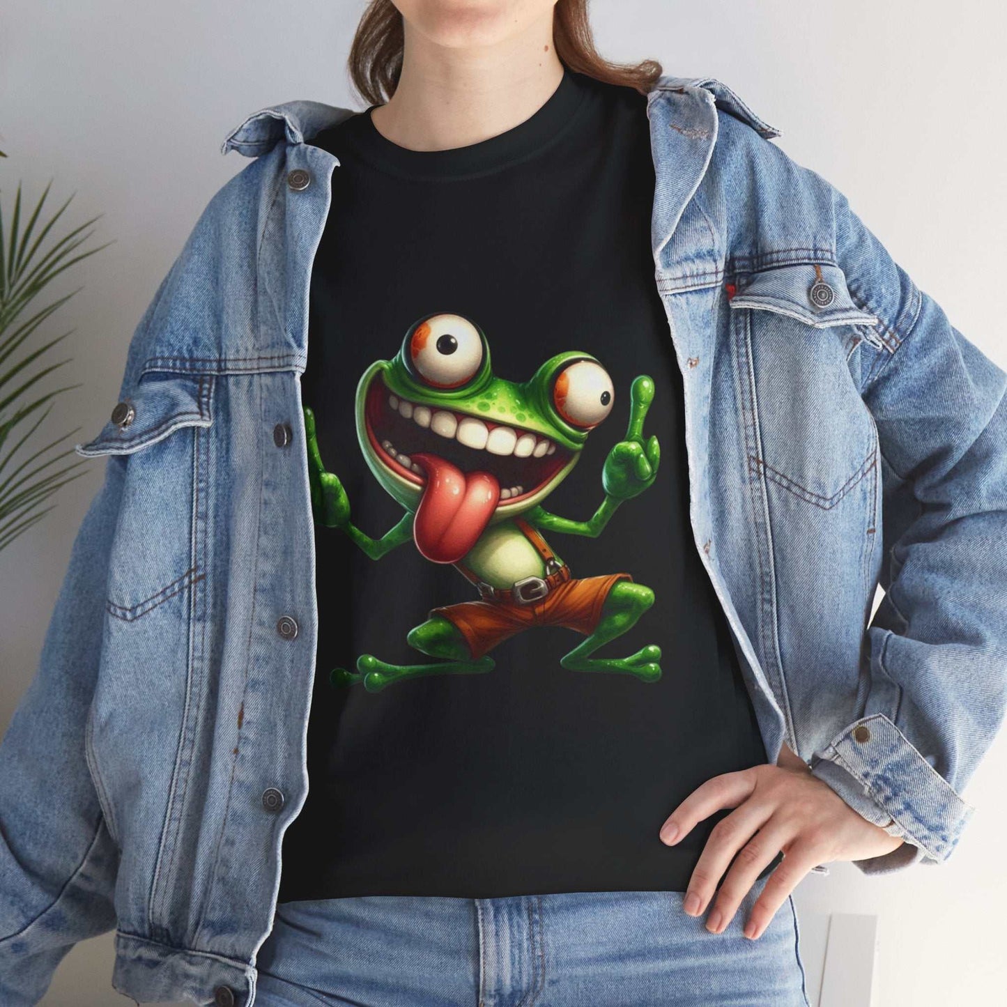 Funny Frog Graphic Tee, Quirky Unisex Shirt, Gift for Frog Lovers