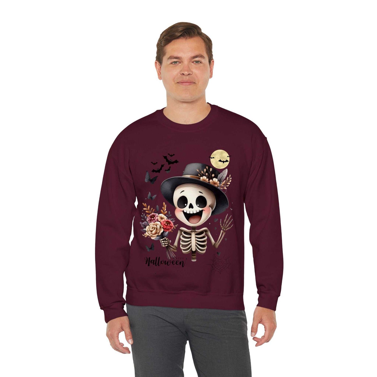 Funny Skeleton Kids Halloween Sweatshirt – Spooky & Cute Costume Alternative!