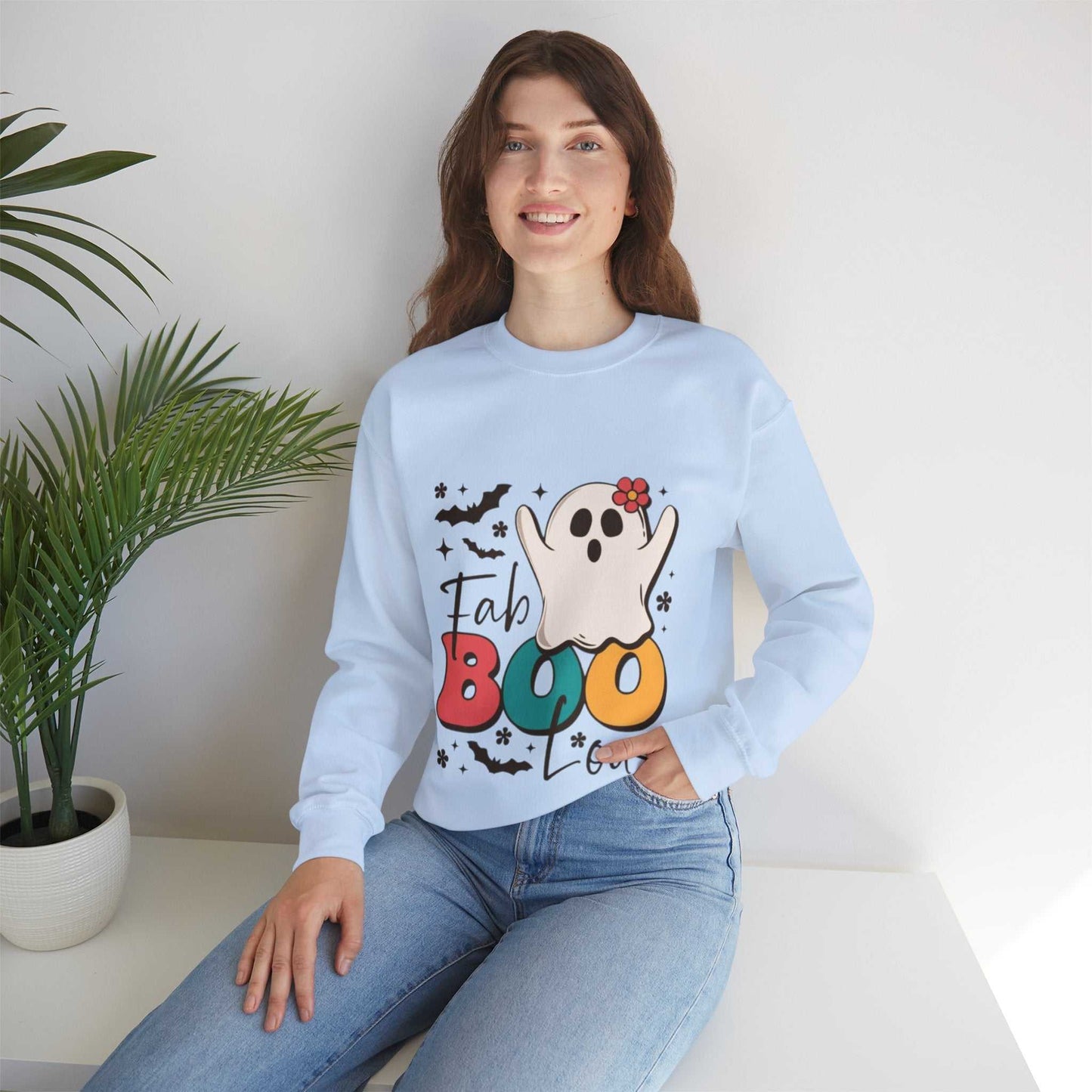 Fabulous Boo Sweatshirt, Halloween Party Gift