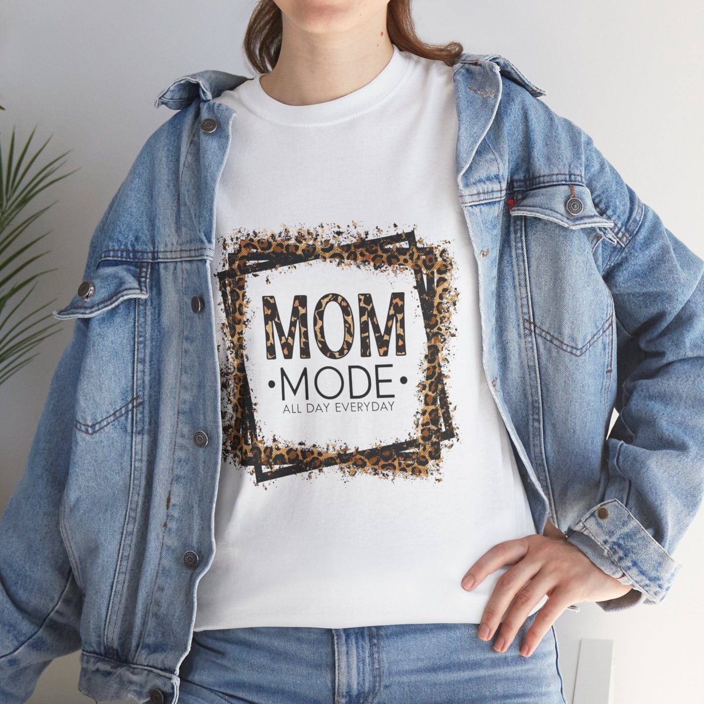 Mom Mode T-Shirt - Unisex Heavy Cotton Tee - All Day Everyday Gift