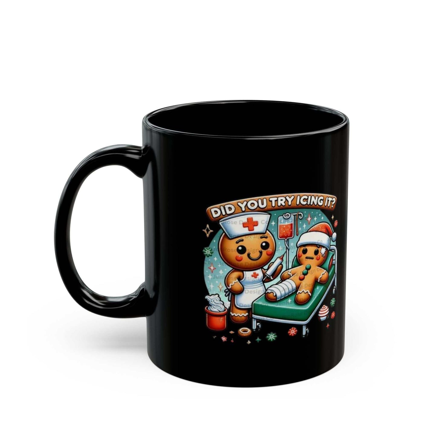 Did You Try Icing It Mugs, Nurse Christmas Gift