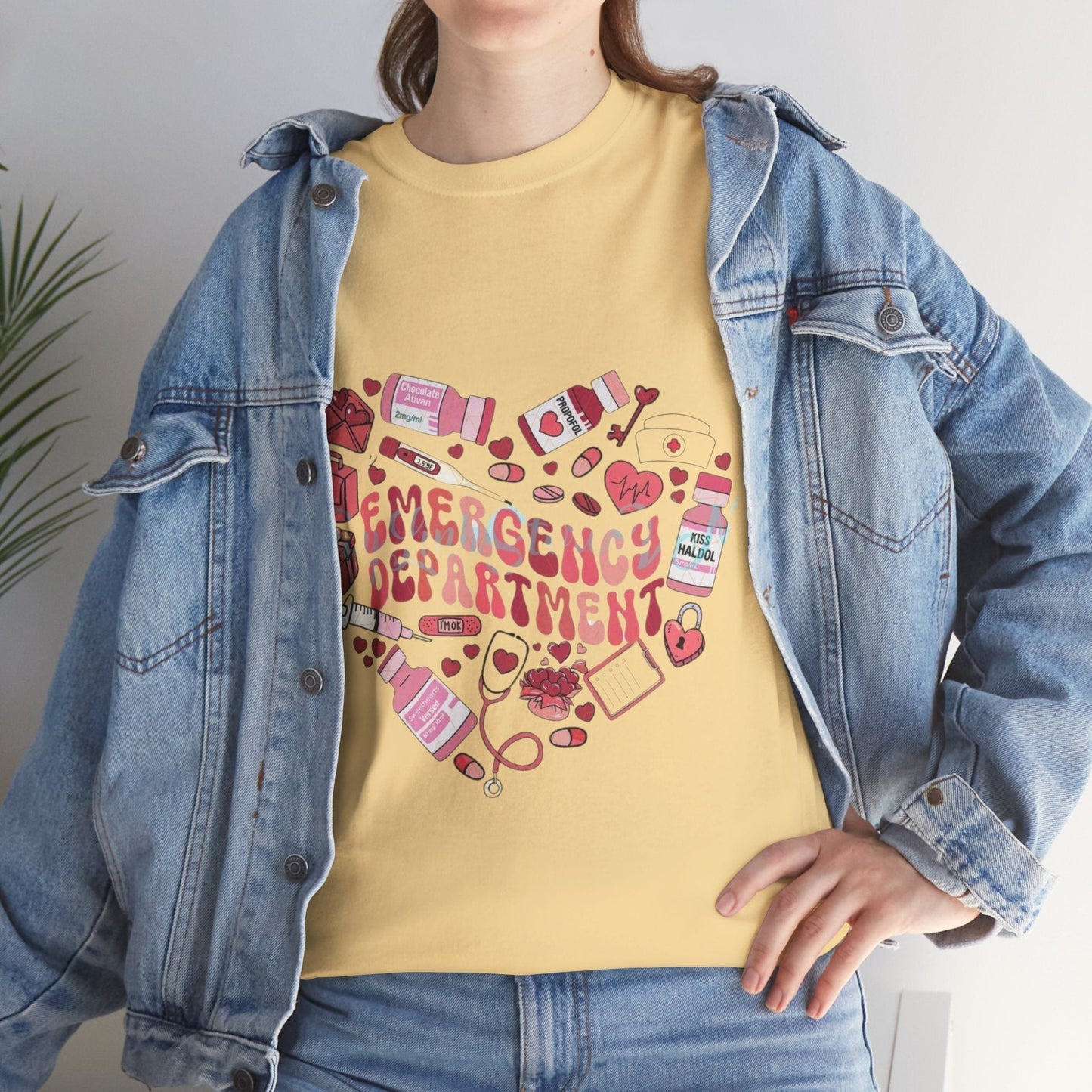 Emergency Department Nurse Valentine T-Shirt , Valentines Day Nursing Gifts
