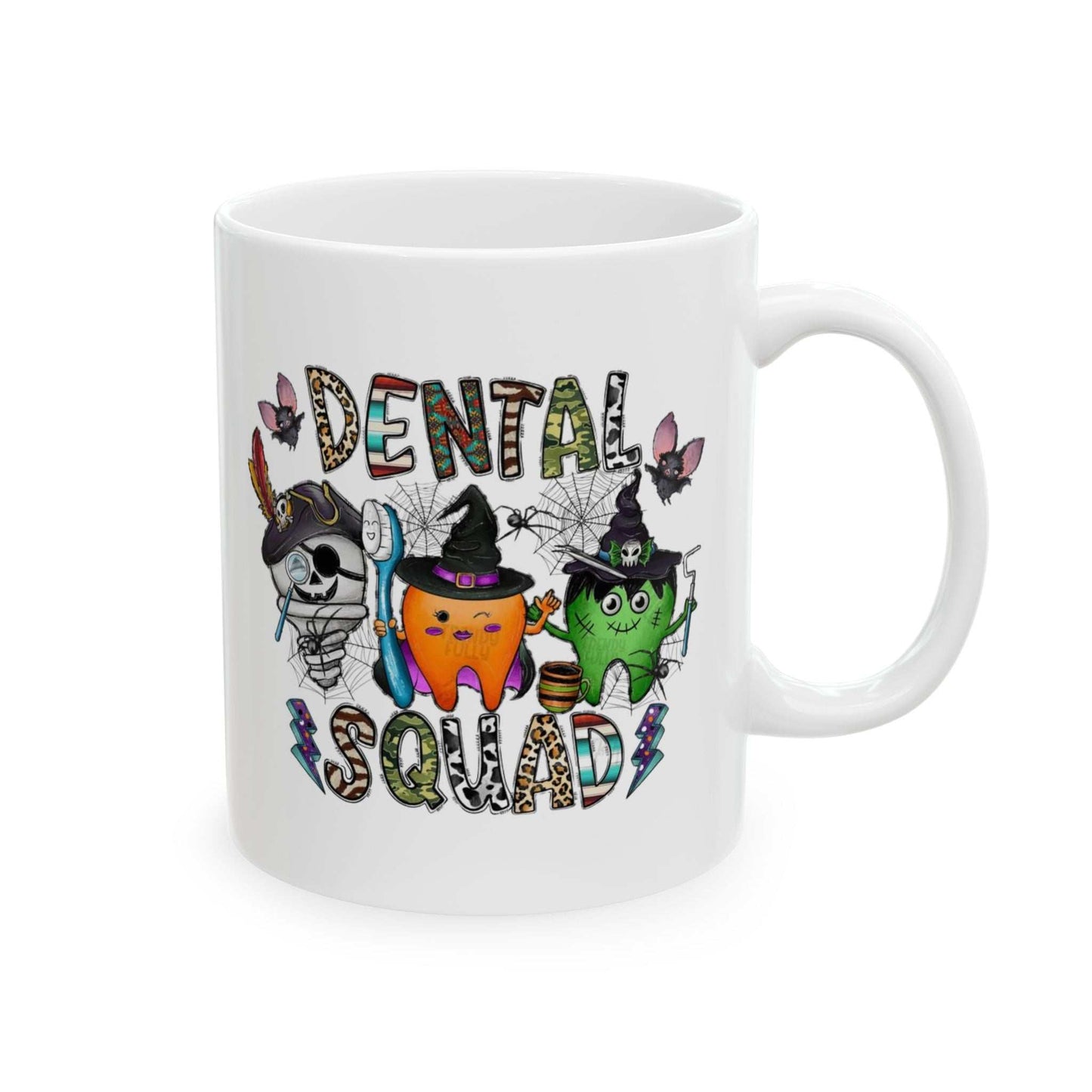 Dental Halloween Mugs, Dental Office Halloween Gift